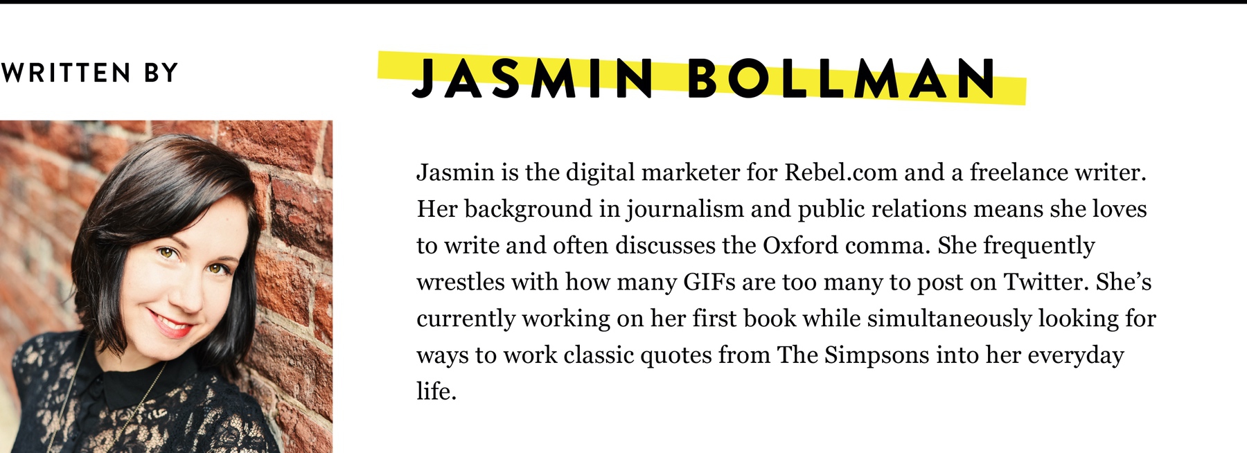 JASMIN BOLLMAN BIO